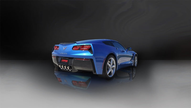CORSA Performance Corsa 2014-2019 Corvette C7 Coupe 6.2L V8 AT/MT 2.75in Valve-Back Dual Rear Exit Polished Sport Exht