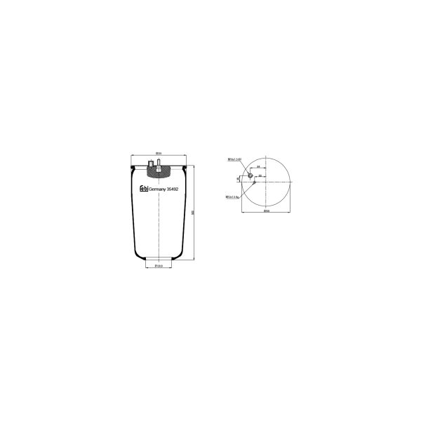 FEBI FE35492 Air Suspension Bellow
