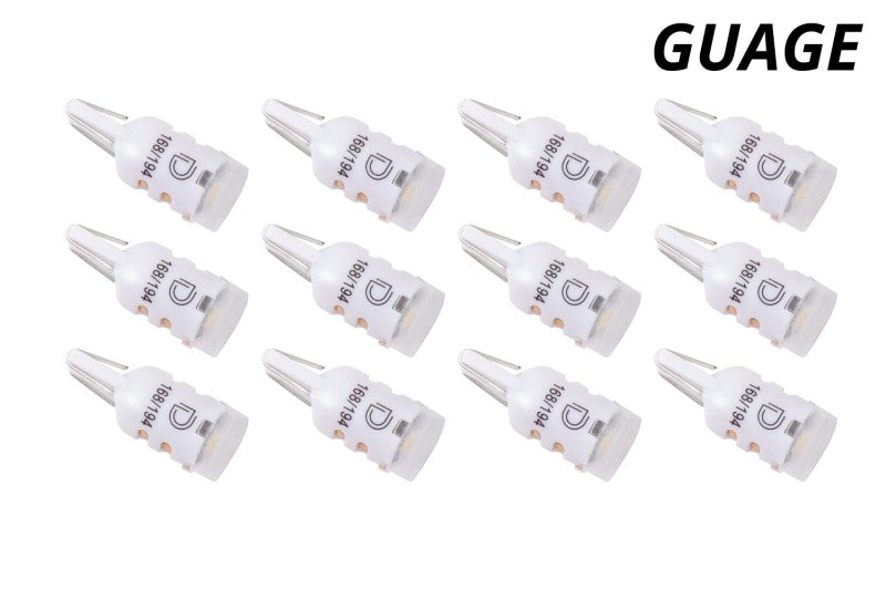Diode Dynamics 194 LED Bulb HP5 LED - Red Set of 12