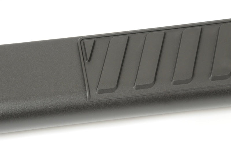 Dee Zee 99-23 Chevrolet/GMC/Dodge/Ford  Full Size Truck Tubes - 6In Oval - Black Steel (CrewCab)