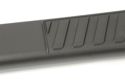 Dee Zee 99-23 Chevrolet/GMC/Dodge/Ford Full Size Truck Tubes - 6In Oval - Black Steel (ExtCab)