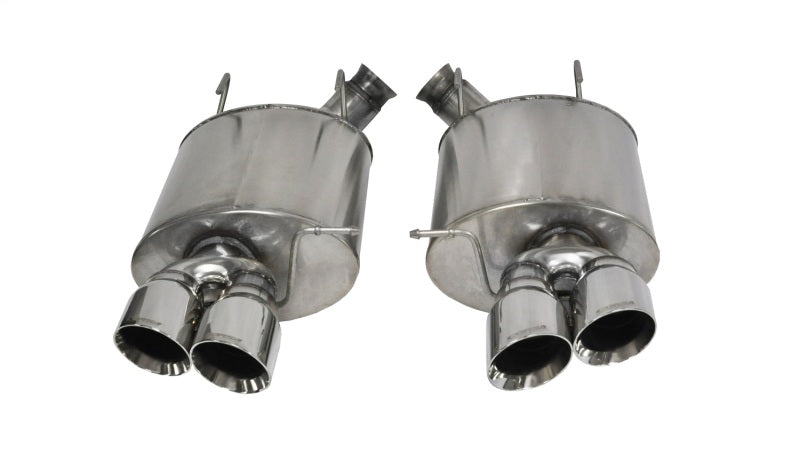 CORSA Performance Corsa 2013-2014 Ford Mustang Shelby GT500 5.8L V8 Polished Sport Axle-Back Exhaust