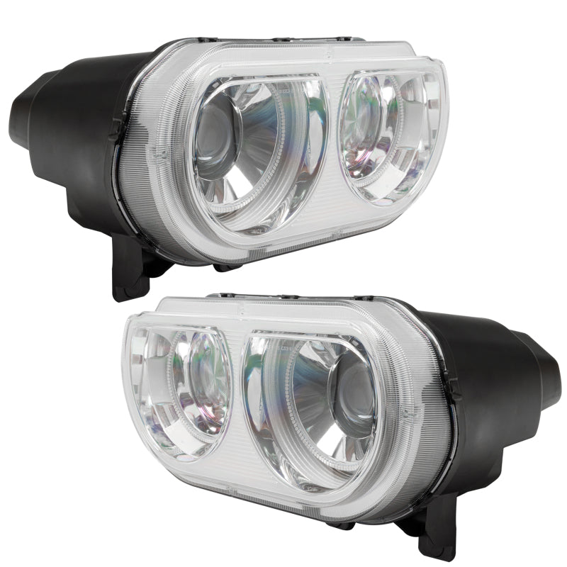 ORACLE Lighting Oracle 08-14 Dodge Challenger SMD HL (HID Style) - ColorSHIFT Dynamic