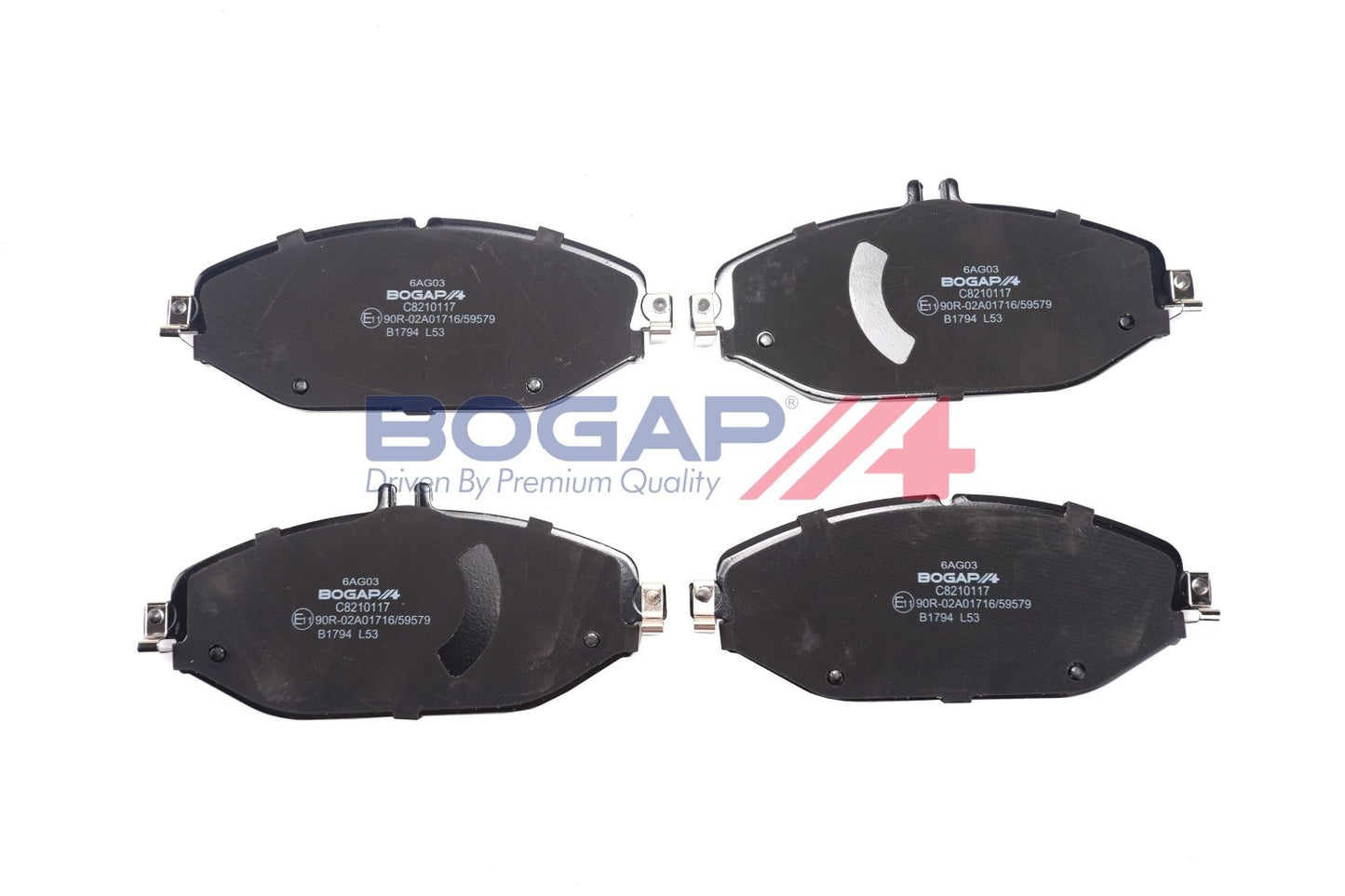 BOGAP C8210117 Brake Pad Set, Disc Brake