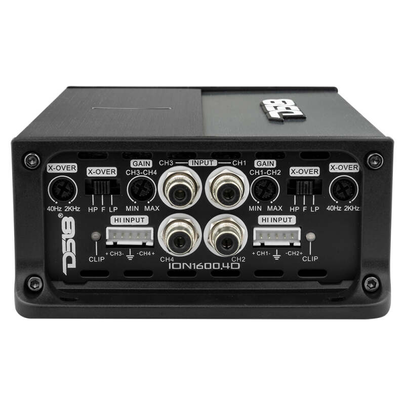 DS18 4-Channel Amp 2x 800/4ohm Bridge 4 x 400/2ohm 4 x 240/4ohm Watts RMS Class D