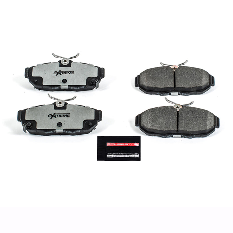 PowerStop Power Stop 11-14 Ford Mustang Rear Z26 Extreme Street Brake Pads w/Hardware