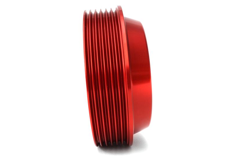 Perrin Performance PERRIN 15-21 Subaru WRX / 18-20 Crosstrek / 14-18 FXT Lightweight Water Pump Pulley - Red