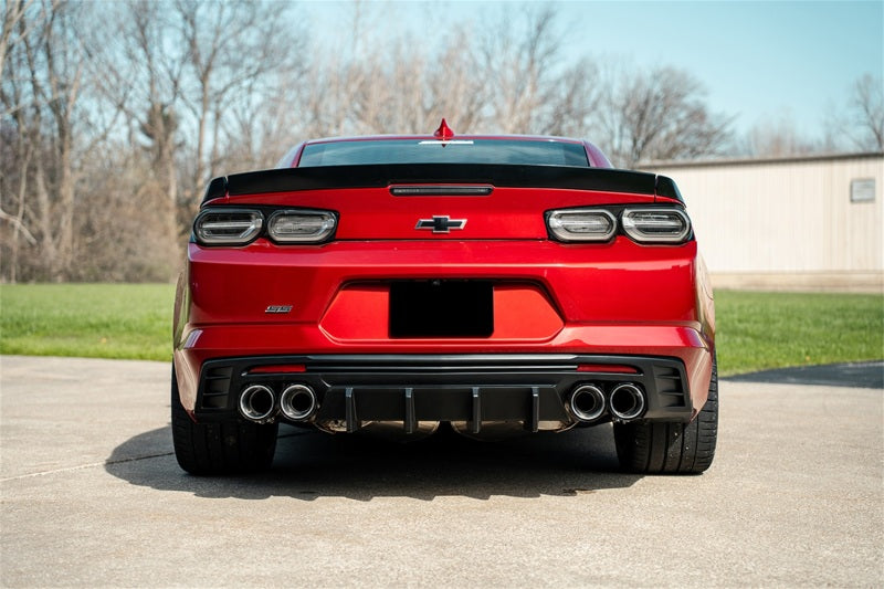 CORSA Performance Corsa 2016-2024 Chevrolet Camaro SS / ZL1 Valved Axle-Back Exhaust w/ Carbon Fiber Quad Tips