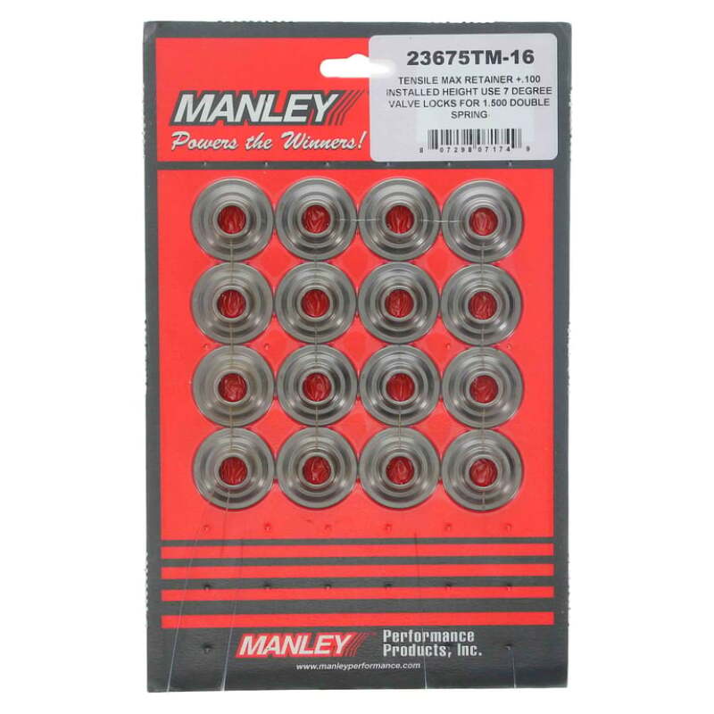 Manley Performance Manley Spring Retainer, RET-TENSILE MAX 10 DEG. +.100