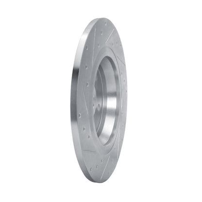 R1 Concepts R1 2020-2025 Mercedes-Benz EQB 300 Rear Left Drilled & Slotted Silver Brake Rotor