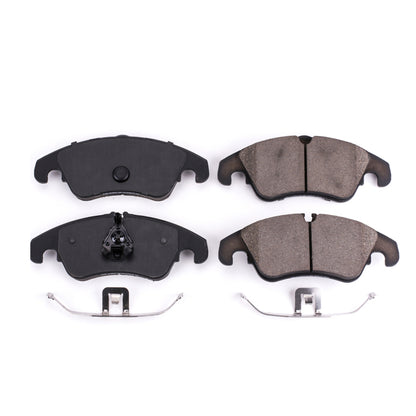 PowerStop Power Stop 10-16 Audi A4 Front Z17 Evolution Ceramic Brake Pads w/Hardware