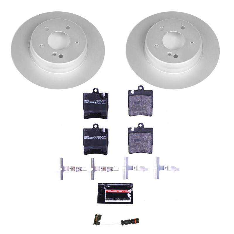 PowerStop Power Stop 01-02 Mercedes-Benz E430 Rear Euro-Stop Brake Kit
