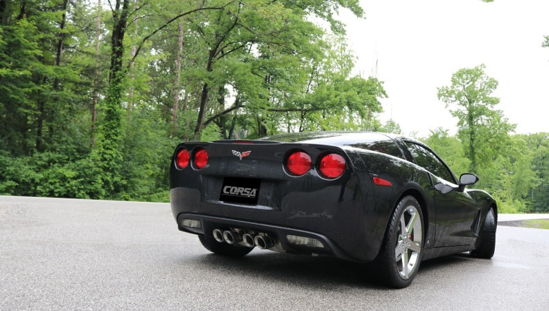 CORSA Performance Corsa 2005-2007 Chevrolet Corvette C6 6.0L V8 Polished Xtreme Axle-Back Exhaust