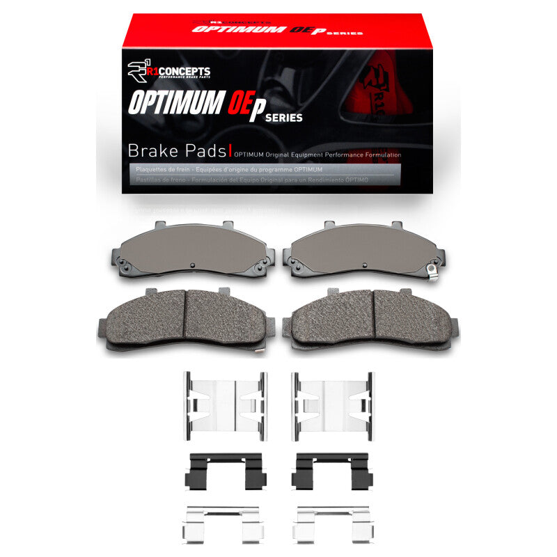 R1 Concepts R1 95-02 Ford Ranger (USA/Canada) Front Optimum OE Pads & Hardware Kit