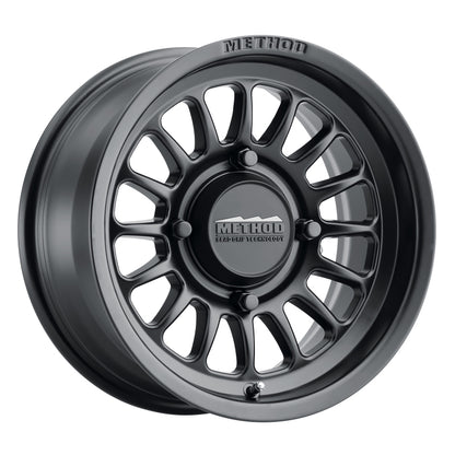 Method Wheels Method MR411 Bead Grip 15x7 / 4+3/13mm Offset / 4x156 / 132mm CB Matte Black Wheel