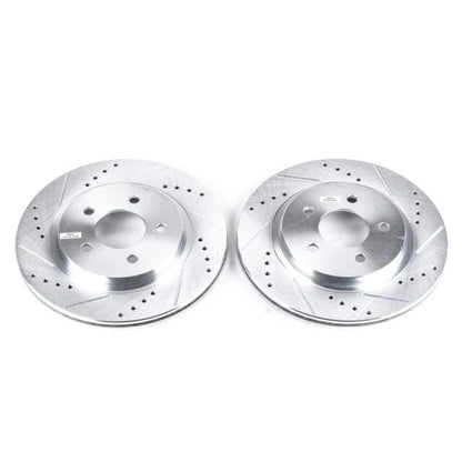 PowerStop Power Stop 05-14 Ford Mustang Rear Evolution Drilled & Slotted Rotors - Pair