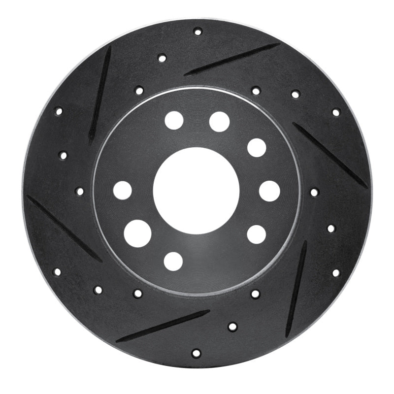R1 Concepts R1 82-82 Buick SKYHAWK Front Left Drilled & Slotted Silver Brake Rotor