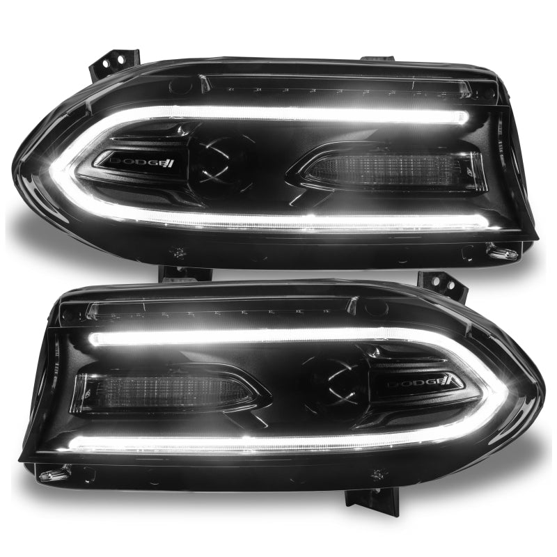 ORACLE Lighting Oracle 15-21 Dodge Charger RGB+W DRL Headlight DRL Upgrade Kit - ColorSHIFT