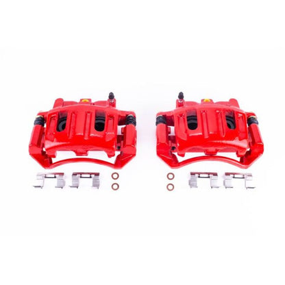 PowerStop Power Stop 03-04 Dodge Dakota Front Red Calipers w/Brackets - Pair