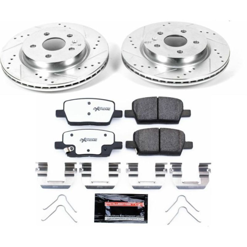 PowerStop Power Stop 16-18 Cadillac CT6 Rear Z26 Street Warrior Brake Kit