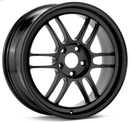 Enkei RPF1 17x7 4x100 43mm Offset 73mm Bore Matte Black Wheel *S/O Min Qty 40*