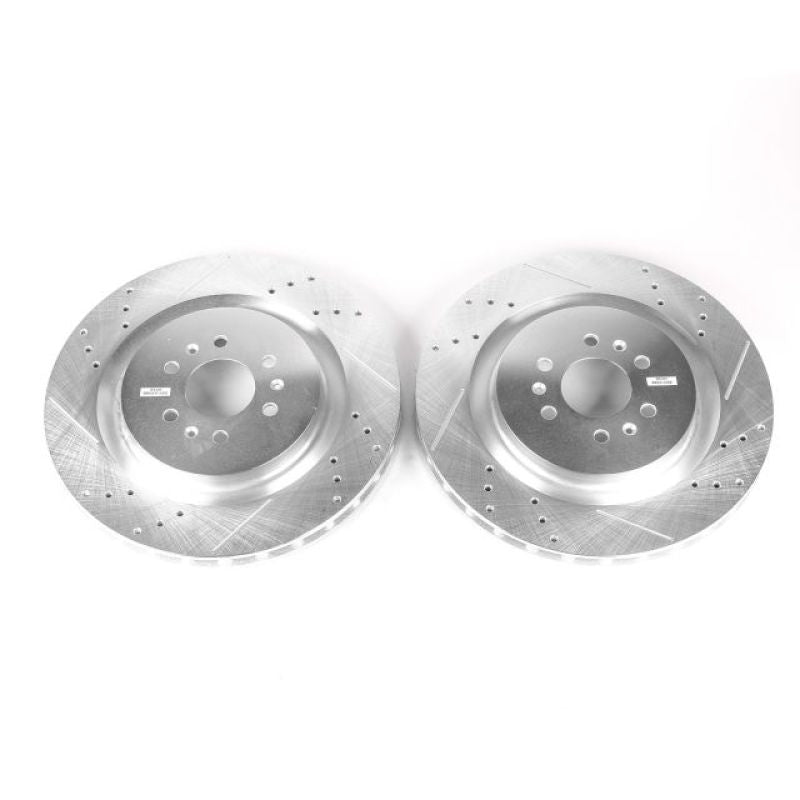 PowerStop Power Stop 04-07 Cadillac CTS Rear Evolution Drilled & Slotted Rotors - Pair