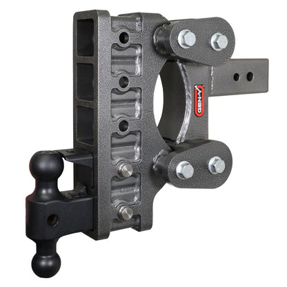 GEN-Y Hitch Gen-Y The Boss Torsion-Flex 3in Shank 9in Drop 32K Hitch w/GH-0161 Dual-Ball/GH-0162 Pintle Lock