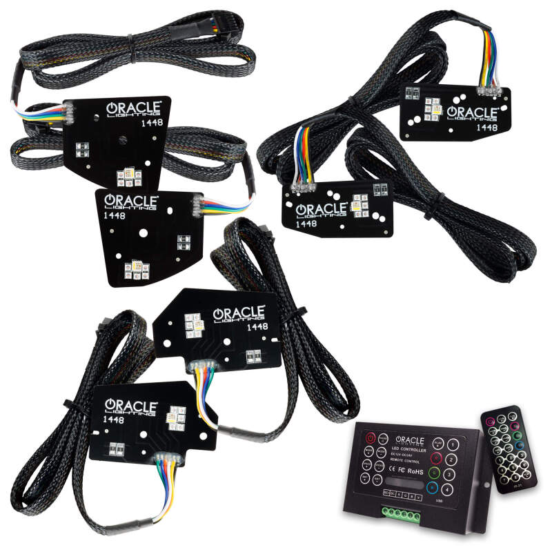 ORACLE Lighting Oracle 19-21 RAM 1500 Projector LED Headlight DRL Kit - RGBW+A w/ 2.0 Controller