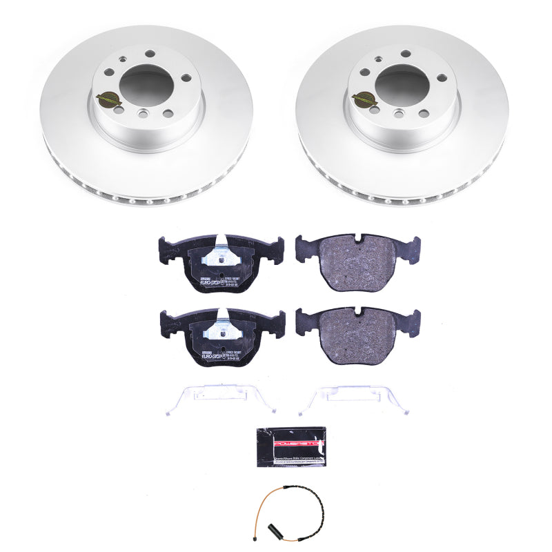 PowerStop Power Stop 1995 BMW 740i Front Euro-Stop Brake Kit