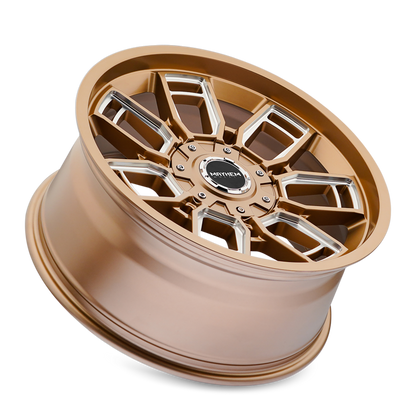 Mayhem 8118 Ordinance 20x9 / 6x135/139.7 BP / 106.1mm Hub Matte Bronze Wheel w/ Milled Spokes