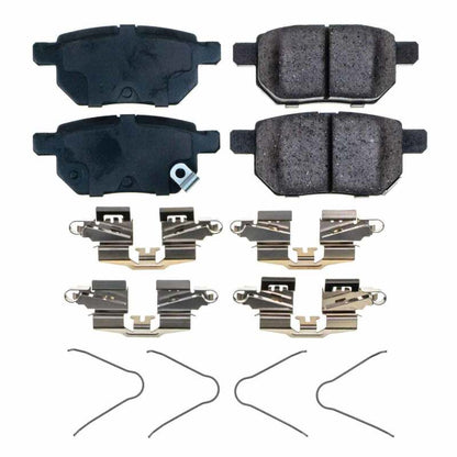 PowerStop Power Stop 2021 Toyota Prius Rear Z17 Evo Ceramic Brake Pads w/Hardware