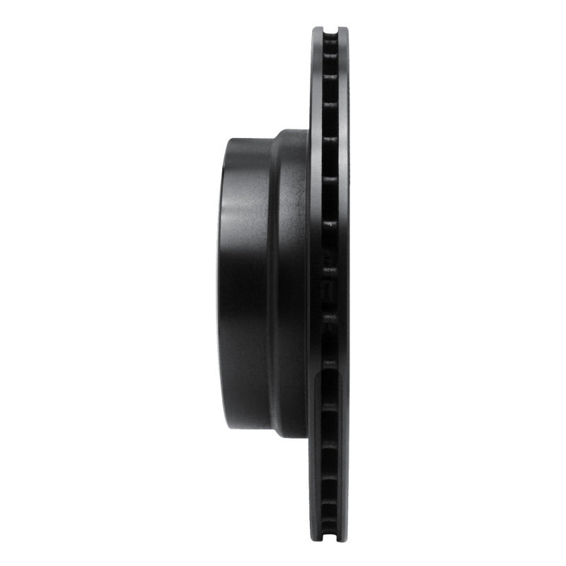R1 Concepts R1 08-13 BMW 135IS Rear Right Drilled & Slotted Black Brake Rotor