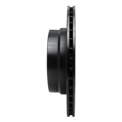 R1 Concepts R1 08-13 BMW 135IS Rear Right Drilled & Slotted Black Brake Rotor