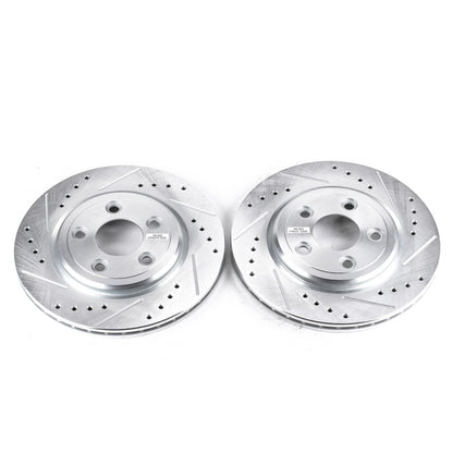 PowerStop Power Stop 02-05 Ford Thunderbird Rear Evolution Drilled & Slotted Rotors - Pair