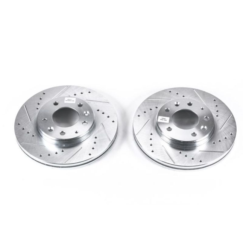 PowerStop Power Stop 03-05 Mazda 6 Front Evolution Drilled & Slotted Rotors - Pair