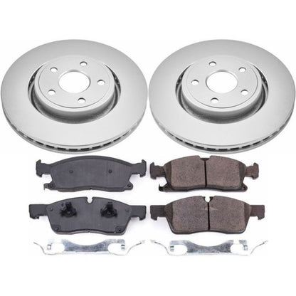 PowerStop Power Stop 16-19 Jeep Grand Cherokee Front Z17 Evolution Geomet Coated Brake Kit