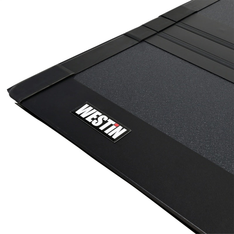 Westin 24-26 Toyota Tacoma 2WD/4WD 5ft. Bed Hard Tri-Fold Tonneau Cover - Black