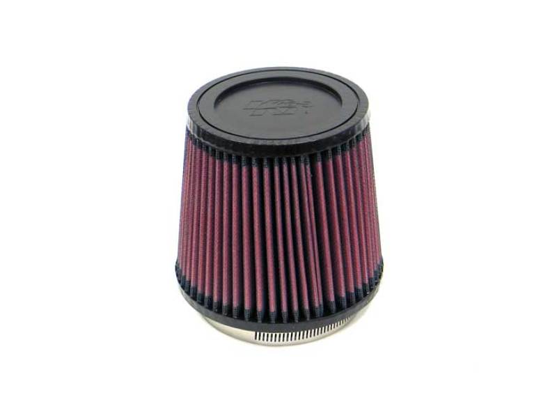 K&N Engineering K&N Filter Universal Rubber Filter 3.75in Flange ID / 5.375in Base OD / 4.375in Top OD / 5in Height