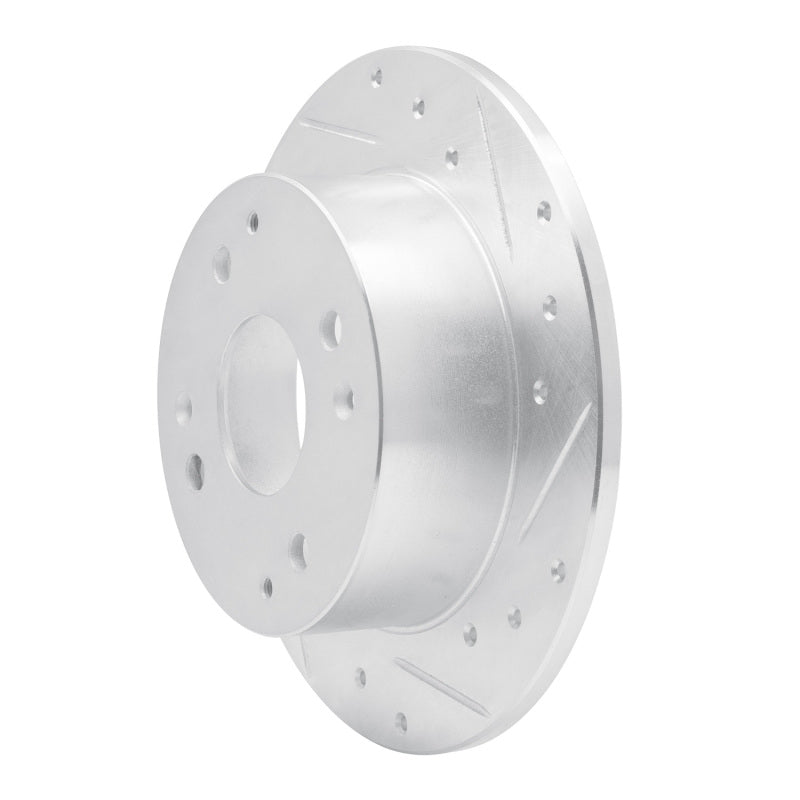 R1 Concepts R1 92-94 Acura Vigor Rear Right Drilled & Slotted Silver Brake Rotor