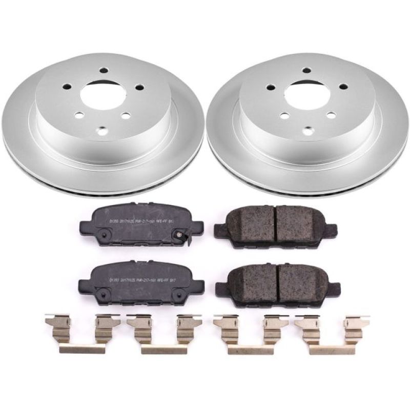 PowerStop Power Stop 18-19 Infiniti Q50 Rear Z17 Evolution Geomet Coated Brake Kit