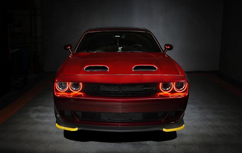 ORACLE Lighting Oracle 15-21 Dodge Challenger LED Waterproof Halo Kit - Red