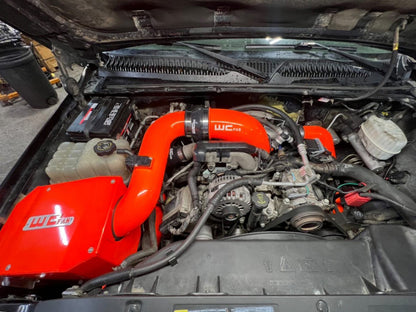 Wehrli 2004.5-2005 LLY Duramax 4in Intake Kit with Air Box Stage 2 - Candy Teal