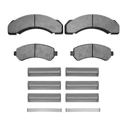 R1 Concepts R1 95-00 Chevrolet C3500 Front/Rear Super Duty Pads & Hardware Kit