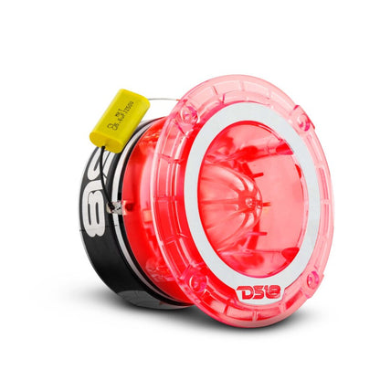 DS18 4.5in Super Bullet Tweeter 280 Watts RMS 1.75in Titanium Vc 4 ohm RGB LED Lights