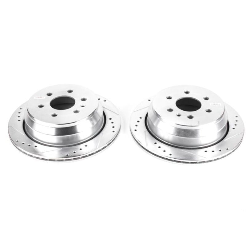 PowerStop Power Stop 15-19 Chevrolet Colorado Rear Evolution Drilled & Slotted Rotors - Pair