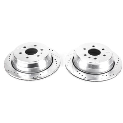 PowerStop Power Stop 15-19 Chevrolet Colorado Rear Evolution Drilled & Slotted Rotors - Pair
