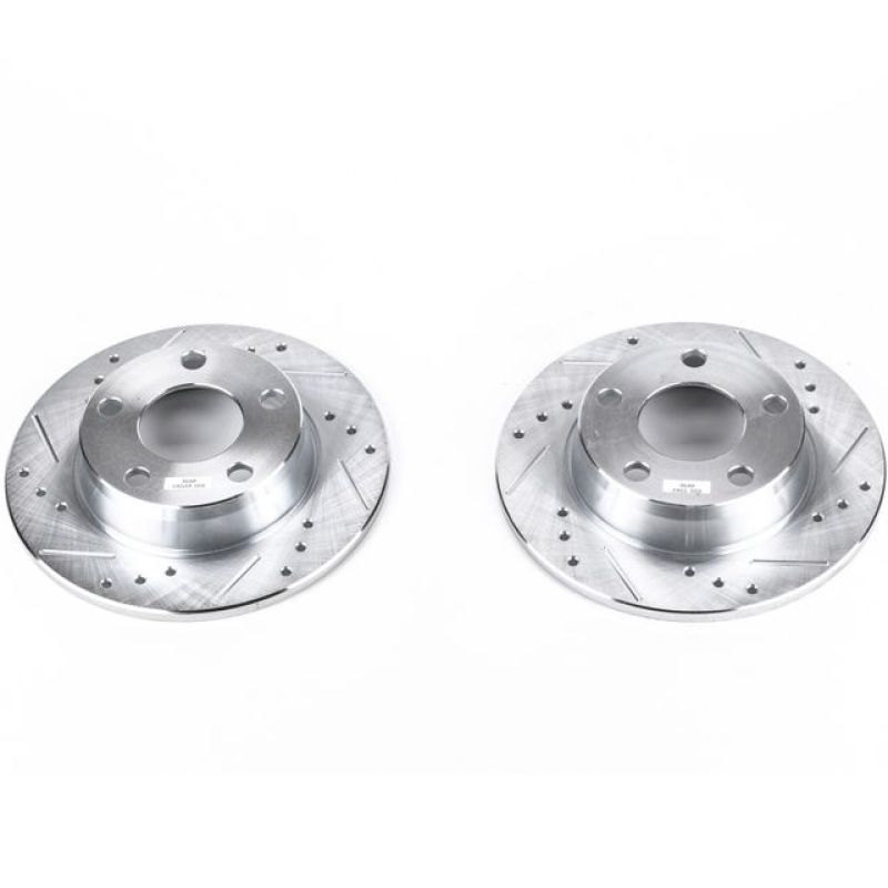 PowerStop Power Stop 98-04 Audi A6 Quattro Rear Evolution Drilled & Slotted Rotors - Pair