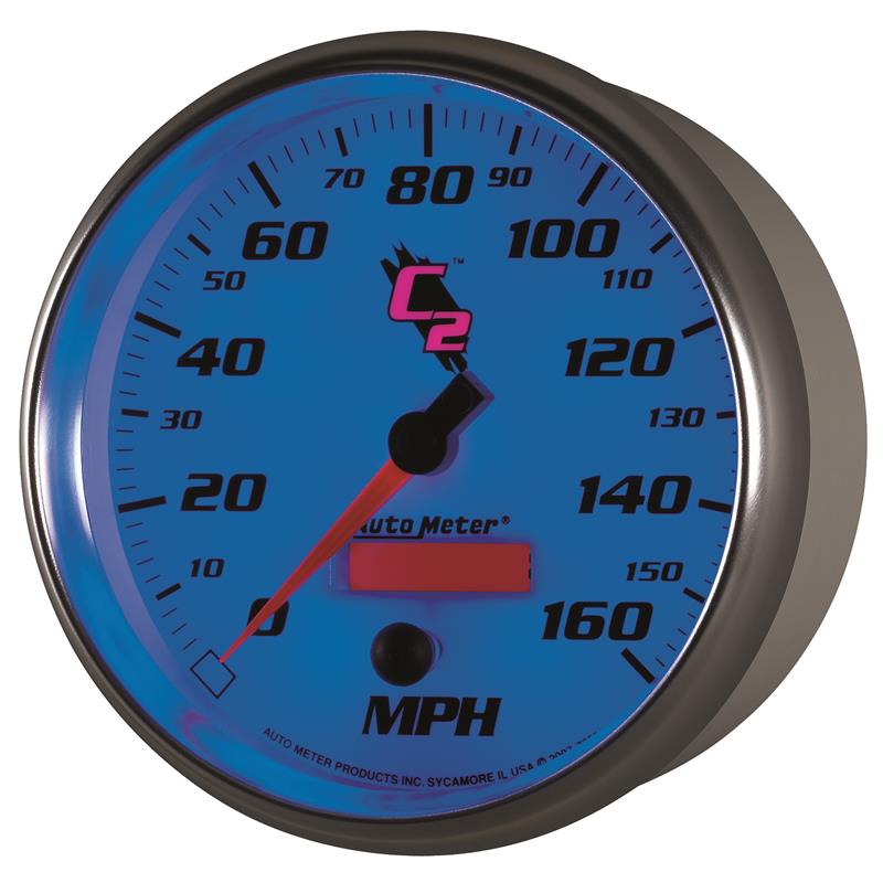 Autometer C2 5 inch 160MPH In-Dash Electronic Programmable Speedometer