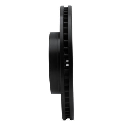 R1 Concepts R1 15-19 Subaru Legacy Front Right Drilled & Slotted Black Brake Rotor