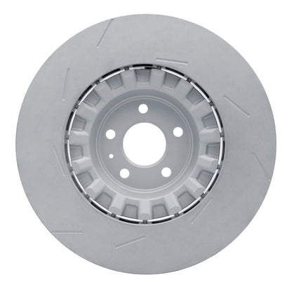 DFC 17-18 Porsche Macan Right Front Slotted Hi-Carbon Alloy Geomet Coated Rotor